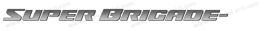 Super Brigade字体转换